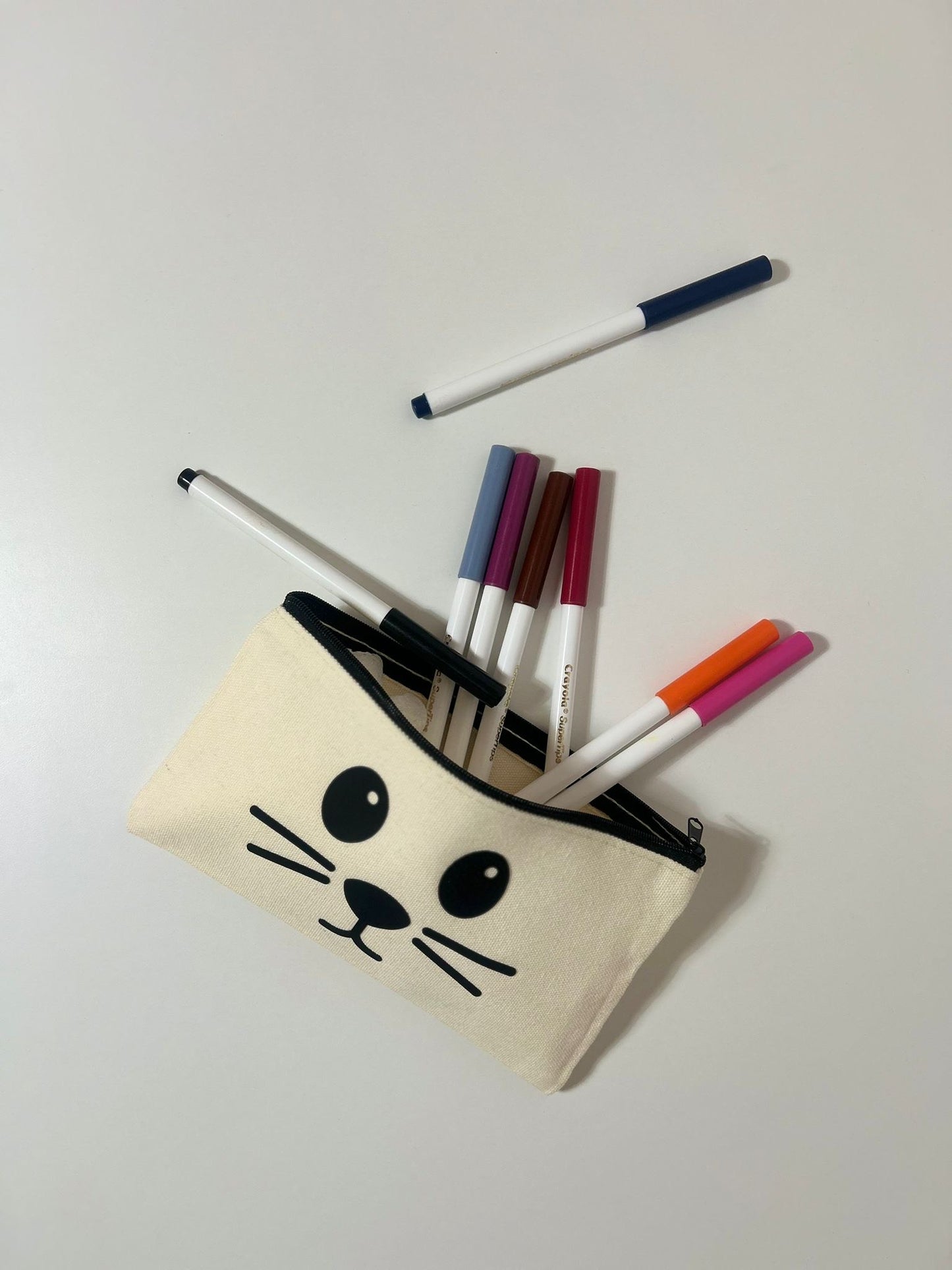 Cat Face Pencil Case – Matching Cat Face Collection